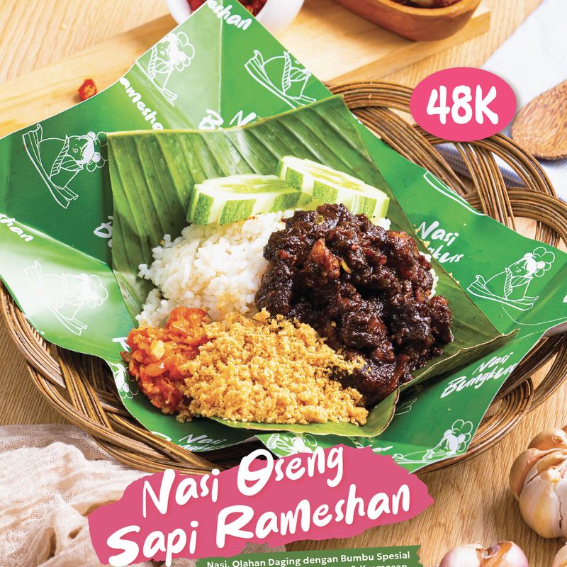 Nasi Oseng Sapi Rameshan