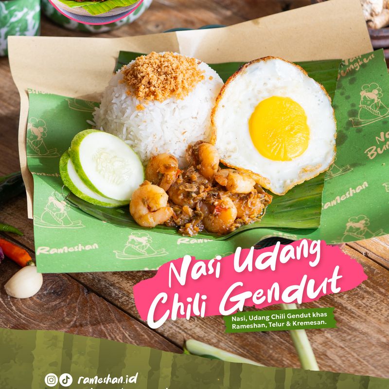 Nasi Udang Chili Gendut Rameshan