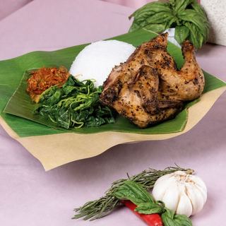 Nasi Ayam Panggang Rameshan 1/2 Ekor